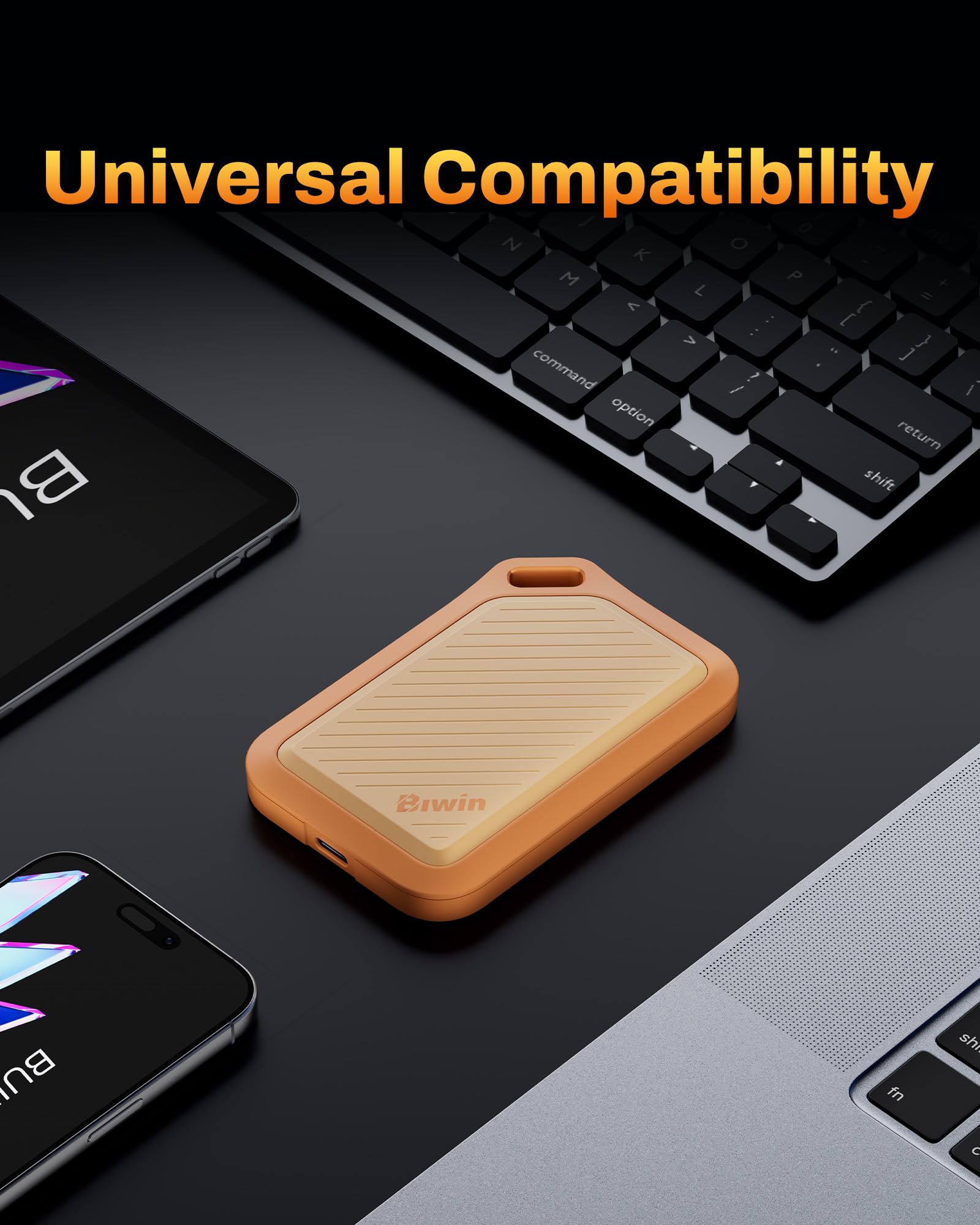 BIWIN Amber PR2000 External SSD 8TB USB 3.2 Gen2x2 - Up to 2000 MB